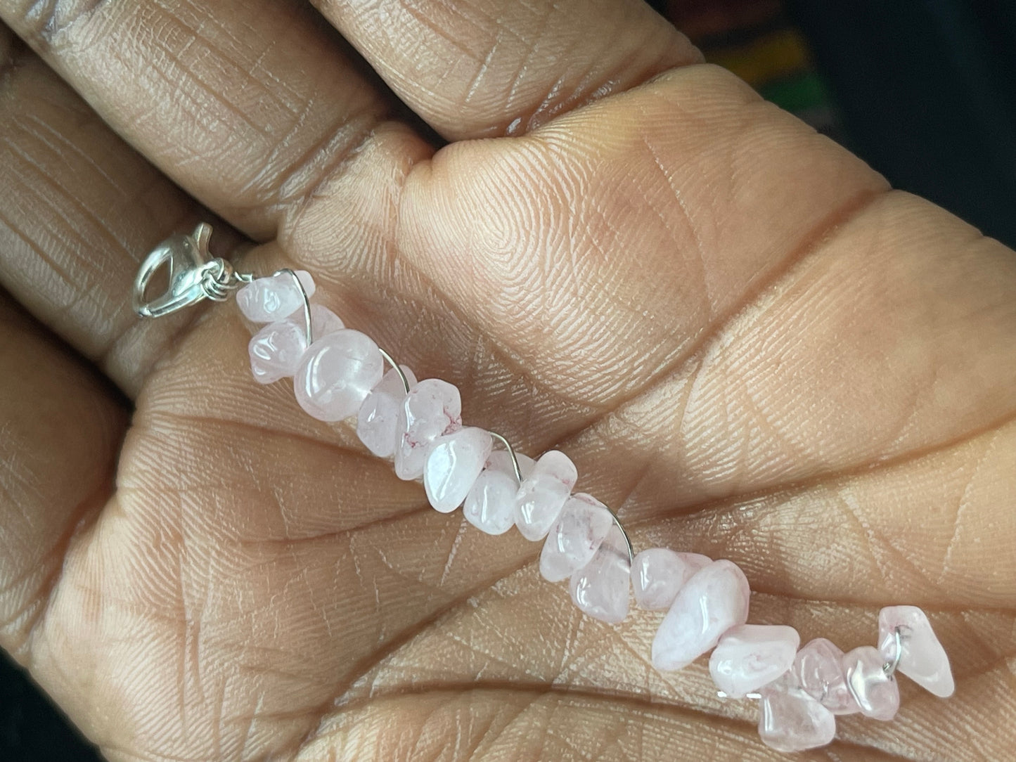 Hair Charms (rose quartz)
